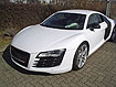 Audi R8 erst silber - nach Folierung wei&szlig;