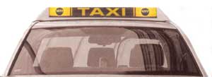 Taxi-Dachzeichen, Taxifolienbeschriftung